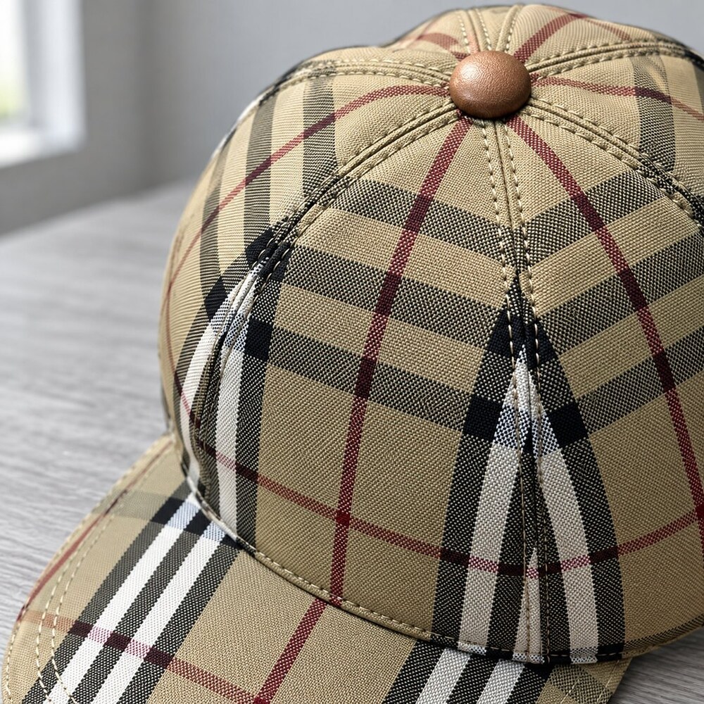 Burberry Vintage Check Baseball Cap - Picture 5 of 6